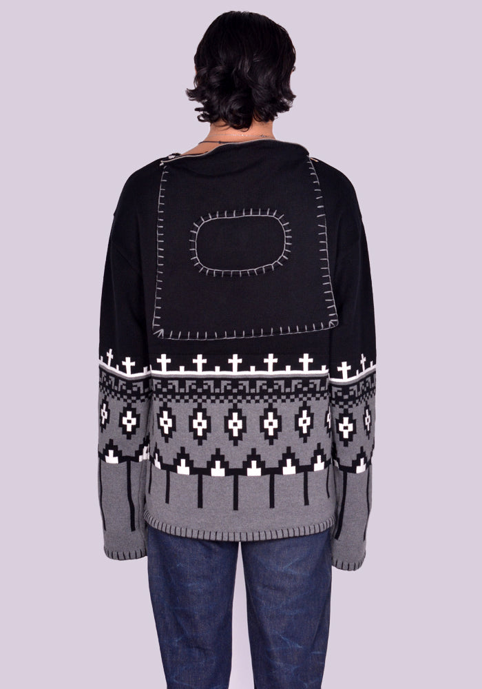 CHARLES JEFFREY LOVERBOY KNITTED BOO JUMPER FW24 | 50%OFF SALE