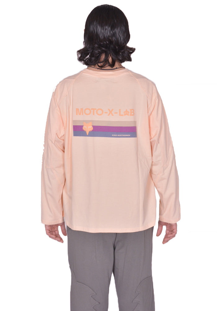 KIKO KOSTADINOV FOX LAB LONG SLEEVE T-SHIRT PALE PINK SS25 | 50