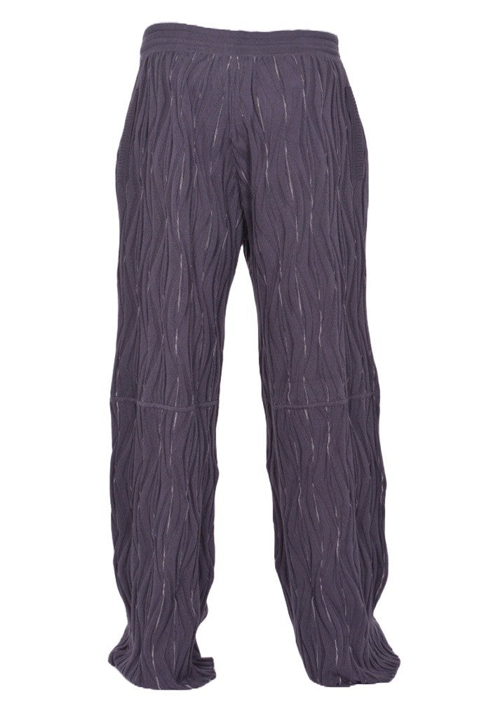 KIKO KOSTADINOV RADAY KNIT TROUSER GREY SWIRL FW25 | DOSHABURI Shop