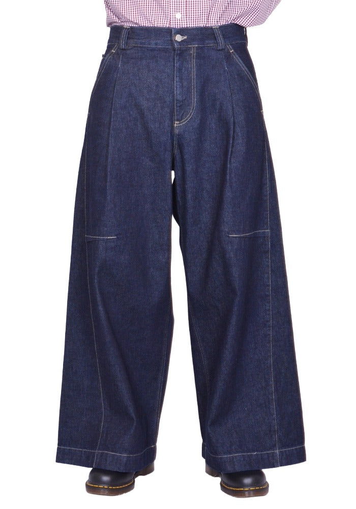 MARNO / Yves denim pants インディゴ 0サイズ MARINA YEE DEAN JULIUS WIDE LEGGED DENIM TROUSERS INDIGO SS26