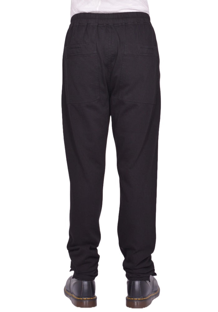 RICK OWENS DRKSHDW BERLIN DRAWSTRING PANTS BLACK FW25 | DOSHABURI Shop