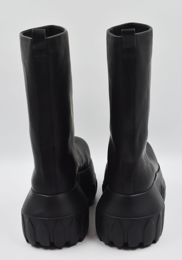 Off-White Black Tractor Motor Leather Boots, NWT, Size 38 main image 0