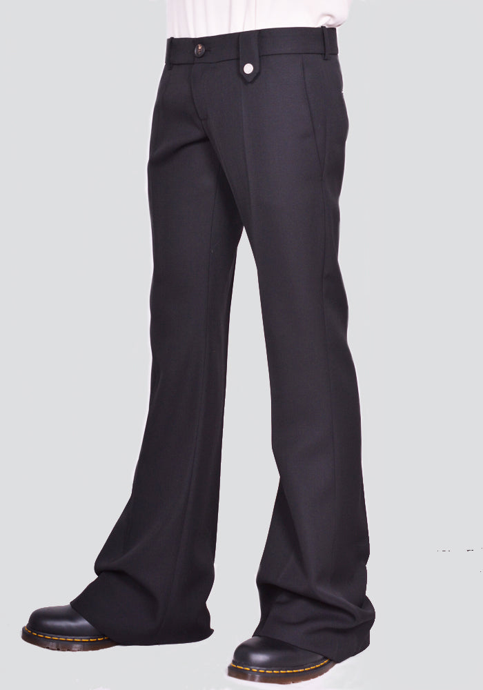 EGONLAB. LOW RISE SAMY PANTS BLACK SS24 | 50%OFF SALE | DOSHABURI Shop