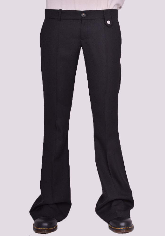 EGONLAB. LOW RISE SAMY PANTS BLACK SS24 | 50%OFF SALE | DOSHABURI Shop