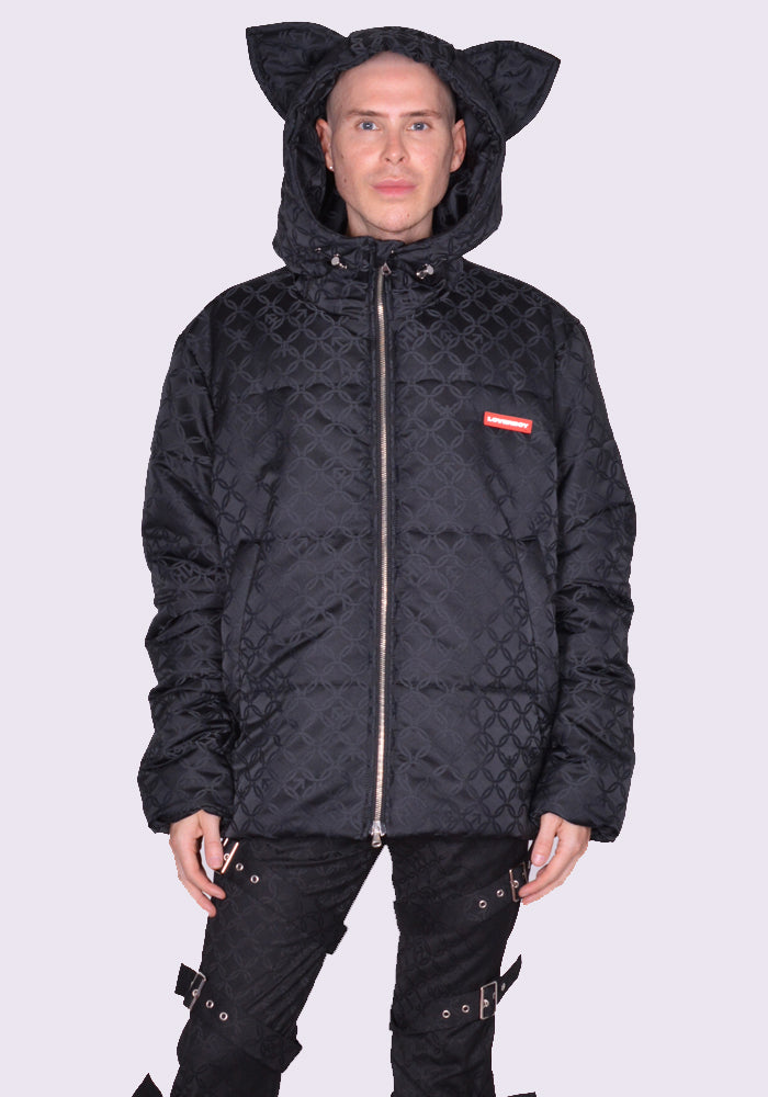 CHARLES JEFFREY LOVERBOY KITTY PUFFER JACKET BLACK FW23 | 50 CHARLES JEFFREY LOVERBOY KITTY PUFFER JACKET BLACK FW23 | 50