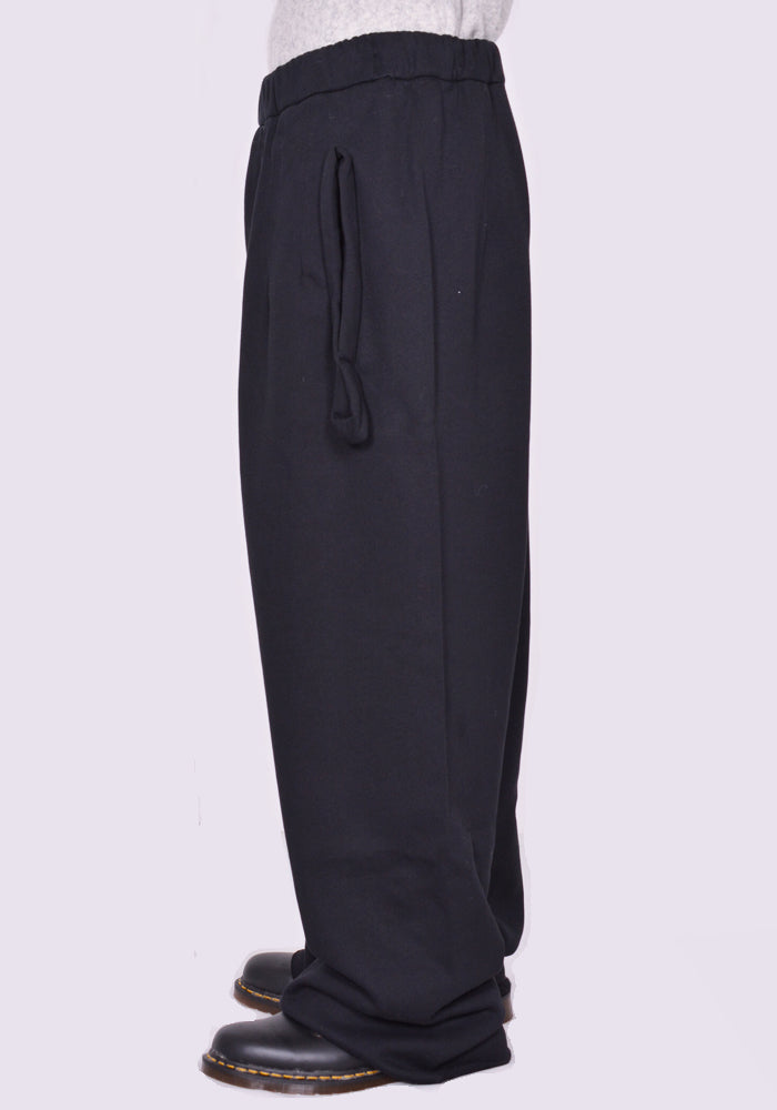 RANDOM IDENTITIES WIDE SWEATPANTS BLACK SS23 | 50%OFF SALE