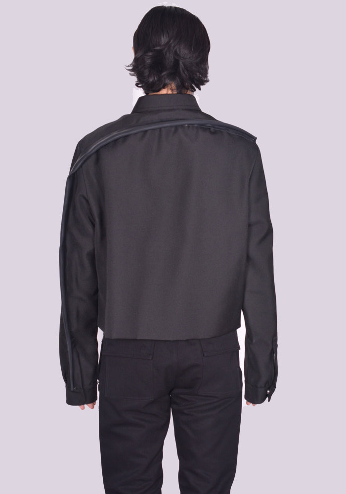 RICK OWENS TOUR ALICE JACKET BLACK/BROWN FW24 | 50%OFF SALE