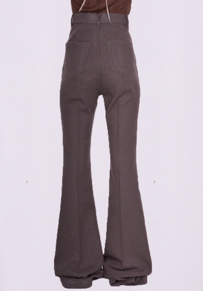 RICK OWENS WOMEN BOLAN BOOTCUT PANTS DUST FW23 | 50%OFF SALE