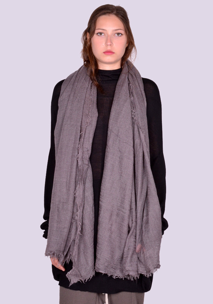 RICK OWENS RP02D3460 34 FOLLO SCARF DUST FW24 | DOSHABURI Online Shop