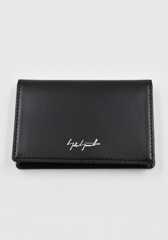 YOHJI YAMAMOTO DISCORD CARDHOLDER BLACK SS24 | DOSHABURI Online Shop