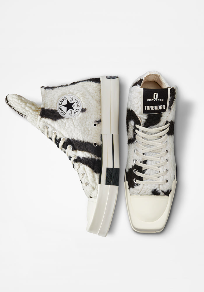 RICK OWENS DRKSHDW CONVERSE TURBODRK HI-CUT SNEAKERS | 50%OFF SALE |