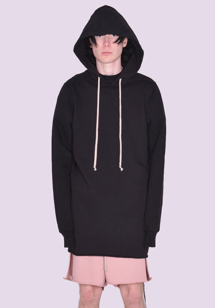 RICK OWENS DRKSHDW HOODED SWEATSHIRT BLACK SS23 | DOSHABURI Shop