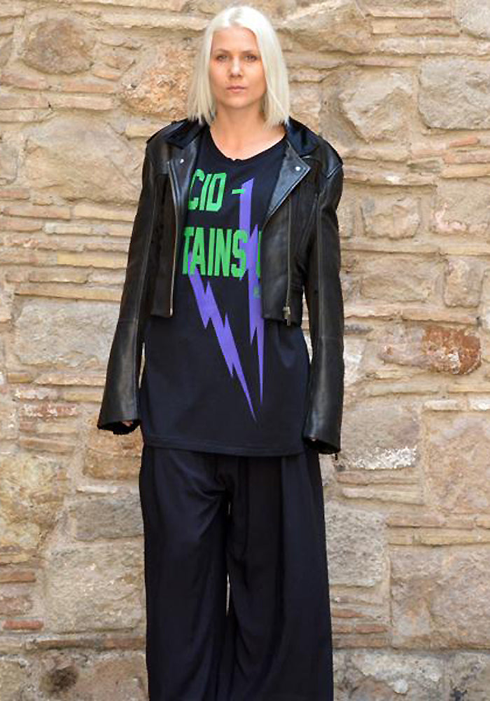 HAIDER ACKERMANN LEATHER JACKET MIZA BLACK | 50%OFF SALE