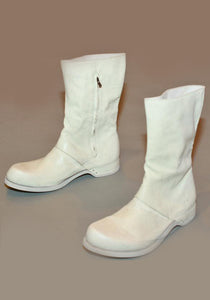 IS BY INDIVIDUAL SENTIMENTS MENS SIDE ZIP BOOTS DIRTY WHITE - DOSHABURI Shop