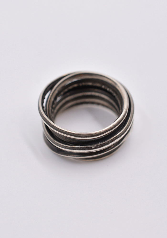 WERKSTATT MÜNCHEN M1974 SILVER RING WOUND CROSSOVER | DOSHABURI Shop