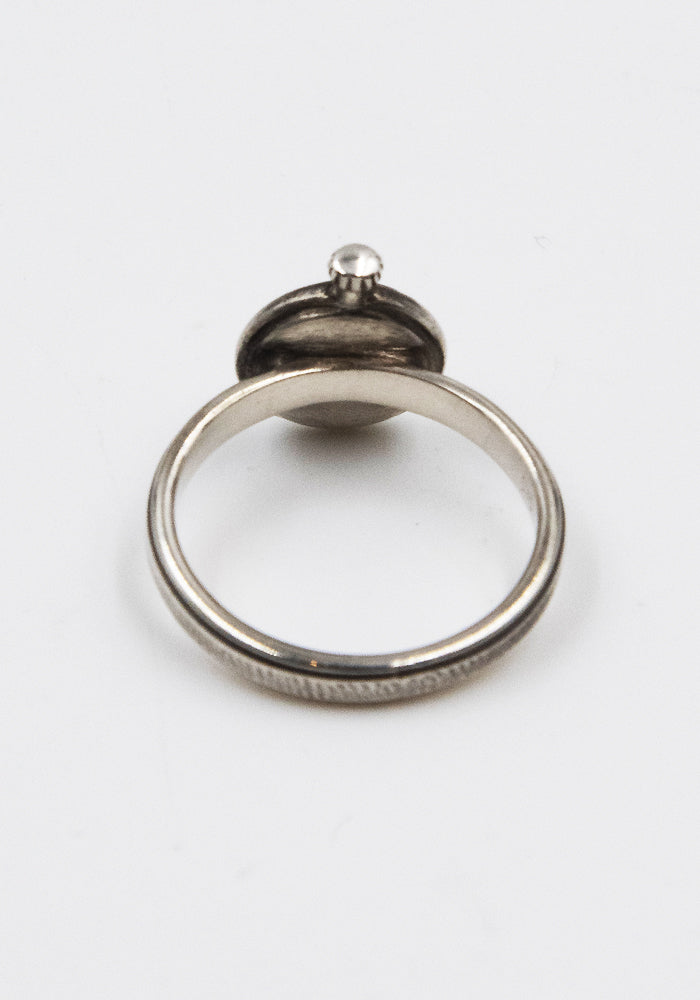 WERKSTATT MÜNCHEN M1711 RING SYMBOL CLOCK SILVER | DOSHABURI Shop