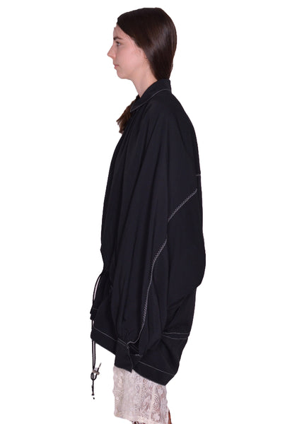 KIKO KOSTADINOV KKWSS23J04-11 RIHANNON JACKET CROW BLACK SS23 | DOSHABURI Online Shop