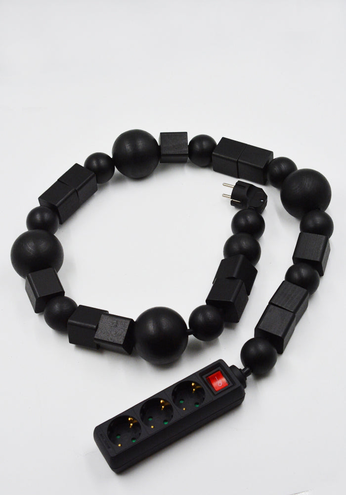 BLESS N°26 DECORATIVE HOME OBJECT CABLE JEWELRY MULTIPLUG 1.4M