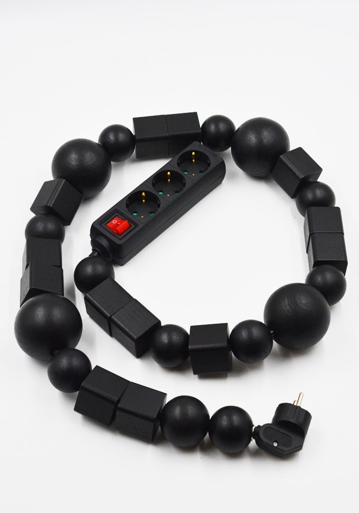 BLESS N°26 DECORATIVE HOME OBJECT CABLE JEWELRY MULTIPLUG 1.4M