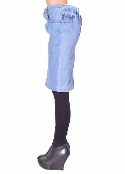 BLESS N°81 2028 DOUBLEFRONTJEANSSKIRT LIGHT BLUE | DOSHABURI Shop