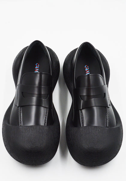 CAMPERLAB CARAMBA LEATHER MOCASINES BLACK FW25 | DOSHABURI Online Shop