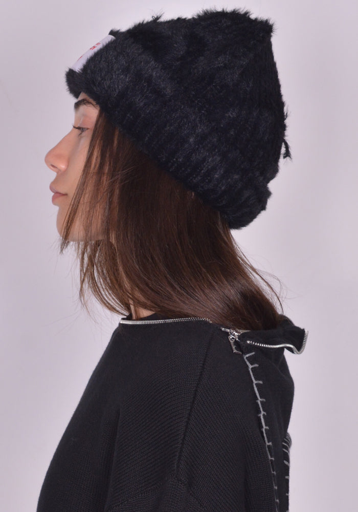 CHARLES JEFFREY LOVERBOY FLUFFY CHUNKY EARS BEANIE FW24 CHARLES JEFFREY LOVERBOY FLUFFY CHUNKY EARS BEANIE FW24