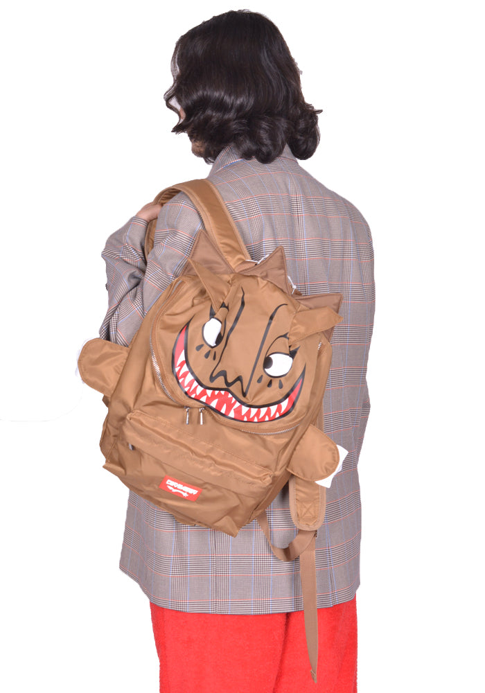 CHARLES JEFFREY LOVERBOY LION RUCKSACK BEIGE SS25 | DOSHABURI shop