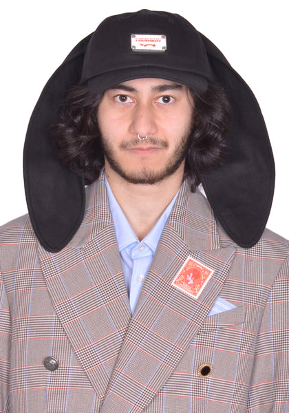 CHARLES JEFFREY LOVERBOY RABBIT EARS CAP BLACK SS25 | DOSHABURI Shop