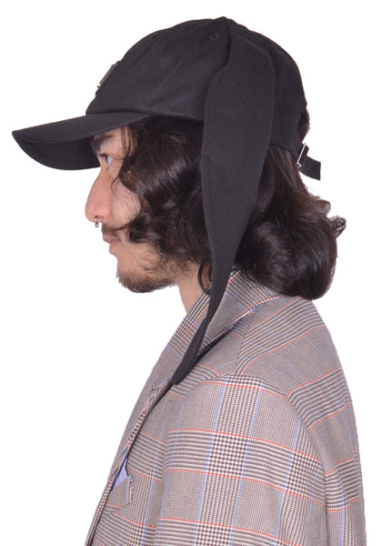 CHARLES JEFFREY LOVERBOY RABBIT EARS CAP BLACK SS25 | DOSHABURI Shop