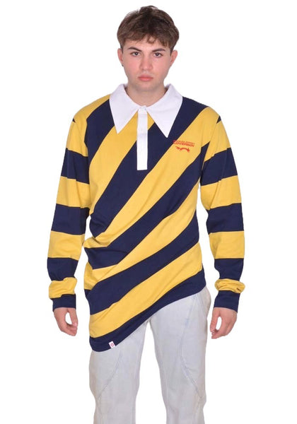 CHARLES JEFFREY LOVERBOY TOPSY TURVY POLO YELLOW FW25 | DOSHABURI Shop
