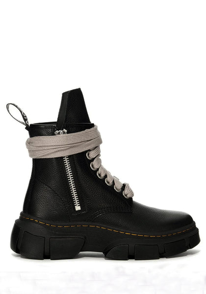 RICK OWENS x DR. MARTENS DM01D7810 1460 DMXL JUMBO LACE BOOTS BLACK SS24 | DOSHAB|URI Online Shop