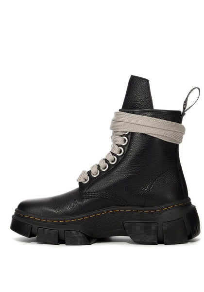 RICK OWENS x DR. MARTENS DM01D7810 1460 DMXL JUMBO LACE BOOTS BLACK SS24 | DOSHAB|URI Online Shop