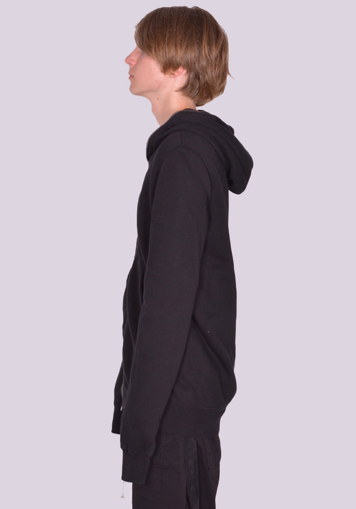 RICK OWENS DRKSHDW GIMP ZIP SWEAT HOODIE BLACK FW24