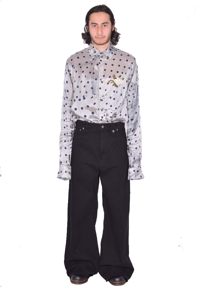 EGONLAB. DN006C BAGGY DENIM PANTS BLACK SS25 | 50%OFF SALE – DOSHABURI