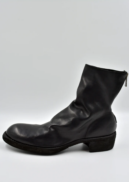 GUIDI 796ZX HORSE FULL GRAIN LEATHER SHORT BOOTS BLACK | DOSHABURI Shop