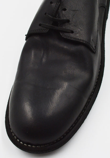 GUIDI 992 DONKEY FULL GRAIN LEATHER DERBY SHOES BLACK | DOSHABURI Shop