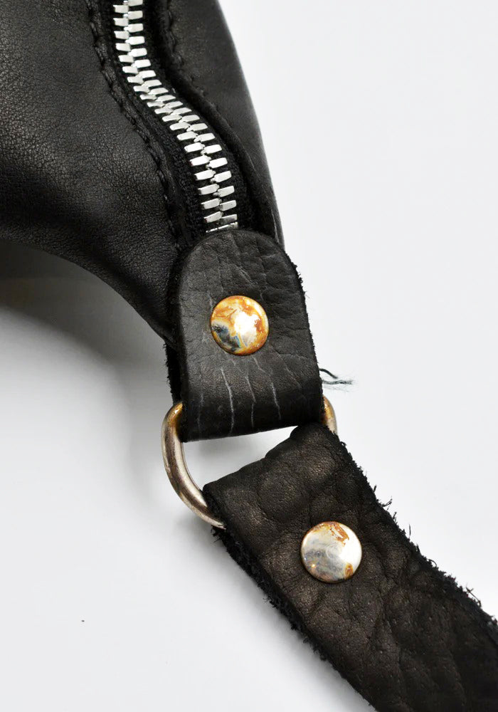 GUIDI BV06 SOFT HORSE FULL GRAIN LEATHER SMALL FANNY BAG | DOSHABURI