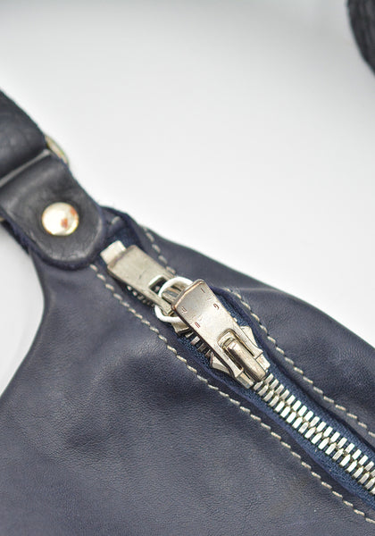 GUIDI BV06 SOFT HORSE FULL GRAIN SMALL FANNY BAG NAVY | DOSHABURI Shop