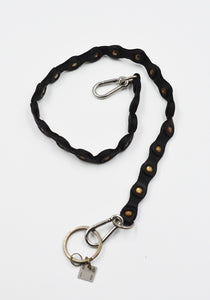 小物 D-Clasp Key Ring with GUIDI Leather Code D-Clasp Key Ring with GUIDI Leather Code – PRY