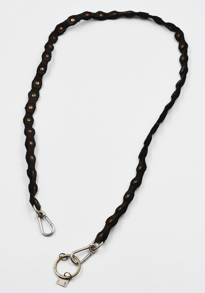 GUIDI HB05 SOFT HORSE FULL GRAIN LEATHER KEYCHAIN