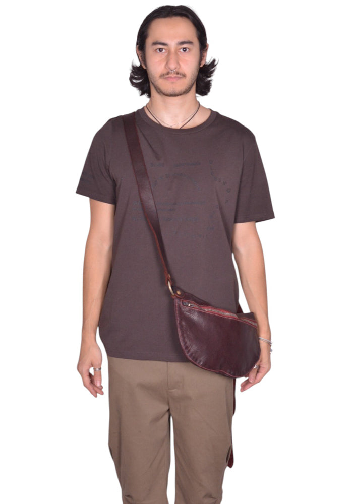 GUIDI Q100 SOFT HORSE FULL GRAIN LEATHER BELT BAG DARK RED