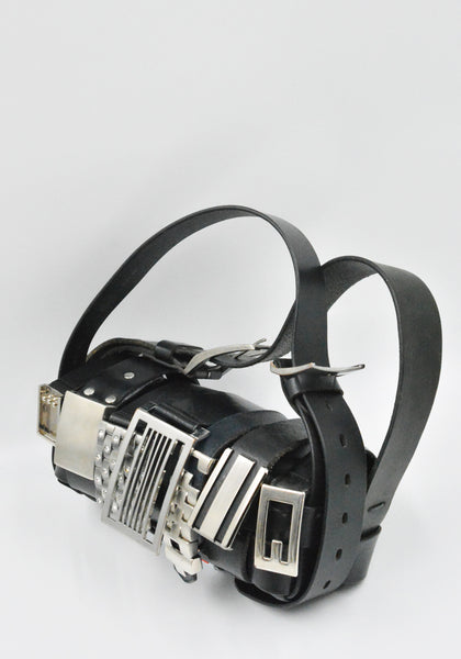 HODAKOVA BUCKLE BAGUETTE BAG BLACK SS26 | DOSHABURI Shop