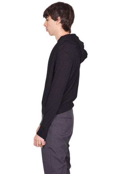 HODAKOVA DOUBLE SLEEVE SWEATER BLACK SS26 | DOSHABURI Shop