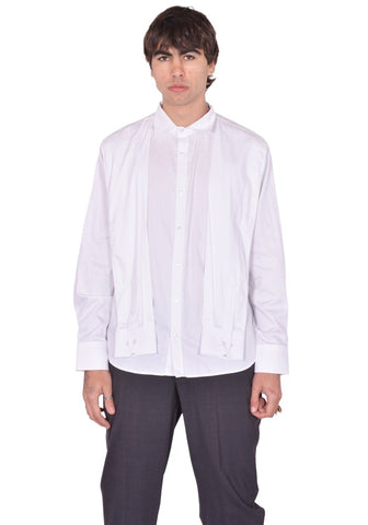 HODAKOVA ASYMMETRIC SHIRT WHITE SS26 | DOSHABURI Online Shop