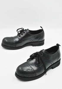 ゆさこ KIKO KOSTADINOV ATRO LACE UP SHOES SOOT BLACK SS26 | DOSHABURI SHOP