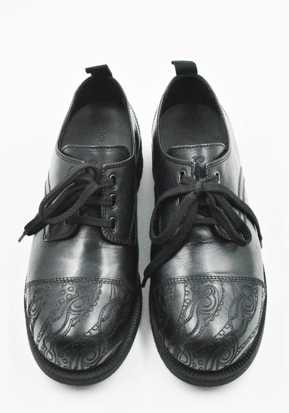 KIKO KOSTADINOV ATRO LACE UP SHOES SOOT BLACK SS26 | DOSHABURI SHOP