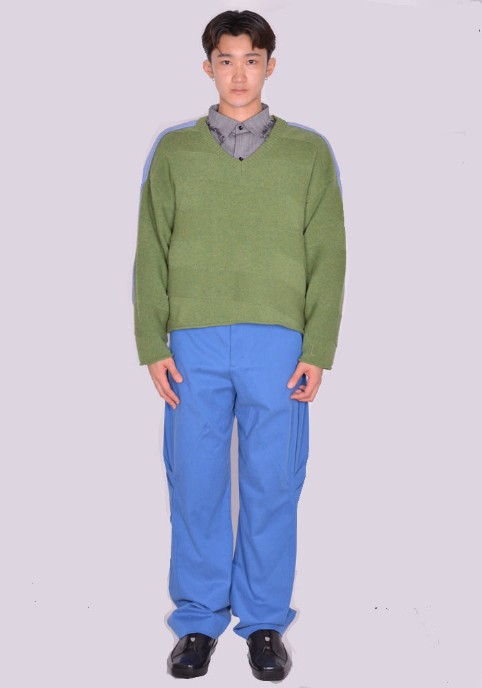 KIKO KOSTADINOV DELIAN V-NECK JUMPER SS24 | 50%OFF SALE