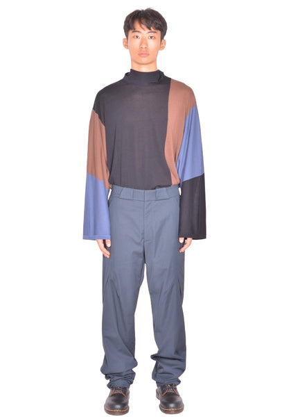 KIKO KOSTADINOV ERDIKO TROUSERS PETROL BLUE FW26 | DOSHABURI Shop