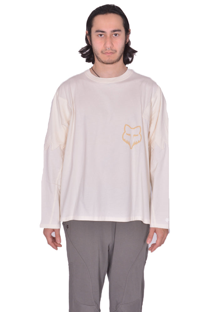 【セール】 KIKO KOSTADINOV FOX LAB LONG SLEEVE T-SHIRT OFF WHITE SS25 トップス