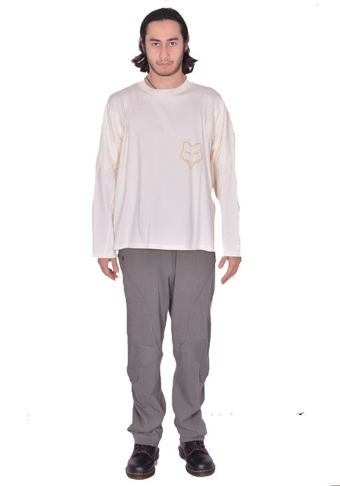 KIKO KOSTADINOV FOX LAB LONG SLEEVE T-SHIRT OFF WHITE SS25